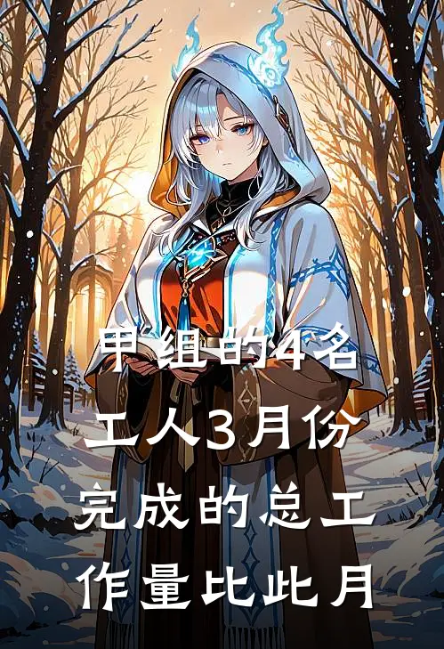 甲组的4名工人3月份完成的总工作量比此月