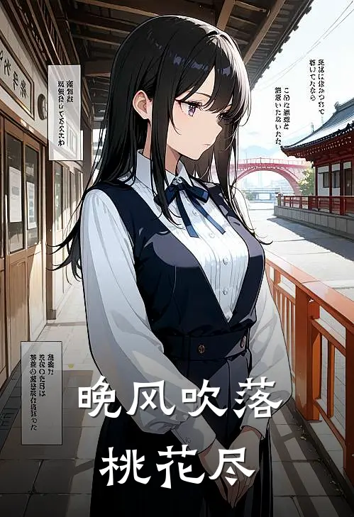 晚风吹落桃花尽